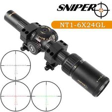 SNIPER NT1-6X24 SFP Compact Rifle Scope Illuminated MOA Reticle 30mm Tube picture