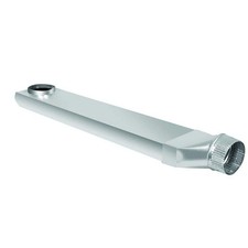28in.To 45 in.Adjustable Space Saver Aluminum Dryer Vent Duct w/ Straight Outlet picture