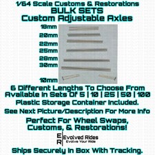 Axles BULK Sets For 1/64 Scale Custom Restoration Wheels picture