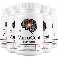 VapoCept Capsules, Official Advanced Formula for Memory Support - 5 Pack picture