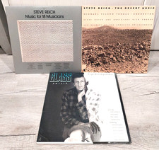 Steve Reich & Philip Glass 3 LP Lot M/NM+ VG++/EX Minimalism Post-Modern picture