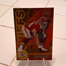 1999 Topps Finest Die Cut Gold Refractor Tony Gonzalez /300 First Ballot HOF picture