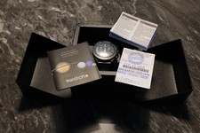 GENUINE OMEGA x Swatch MoonSwatch Mission to Mercury Quartz Chronograph, NIB picture
