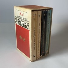 Winston S. Churchill English-Speaking Peoples 4-Vol PB Set Slipcase Good picture