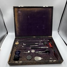 Antique Vintage Surgical ENT Electrotherapy Set Complete With Case  picture