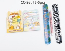 Cute Characters Bundle: 2 mini notebooks, 1 gel pen, and 2 slap bracelets picture