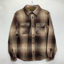 JACHS Men's Premium Shirt Wool Blend Jacket w Inside Pocket ~ Brown ~ M XL XXL picture