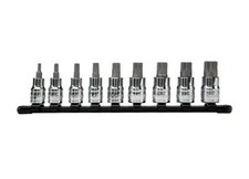 9pc Proto Blackhawk XZN Triple Square 12 Point Spline Bit Socket Set HW-9509TS picture