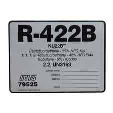 R-422B / R422B Label # 79525 , SOLD EACH picture