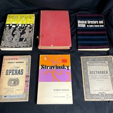 Lot of 5 Music History , David Ewen, Dover 1959 Opera Structure Theory picture