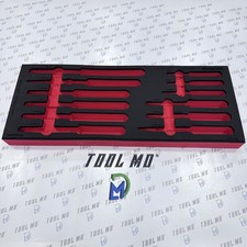 Snap-on Tools NEW RED FOAM ORGANIZER For 12-Piece Slip Joint Plier Set PLSJ1200F picture