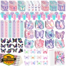 BenLouis 108Pcs Butterfly Stationery Set Kids Favors Bulk picture