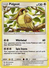 Pidgeot 124/181 Rare Team Up Pokemon Lightly Played picture