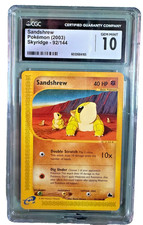 2003 Pokemon Skyridge Sandshrew 92/144 CGC 10 picture