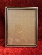 Vintage Gold Tone W/ Wood Metal Scroll Pattern Floral - Picture Frame - 8”x 10” picture