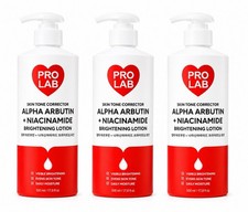 Pro Lab Alpha Arbutin Niacinamide Brightening Lotion Skin Tone 3PCS picture