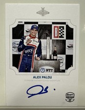 2026 Parkside Indycar Signature Series First Win Alex Palou Signed Card #6/10 picture