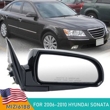 Passenger Side Power Mirror For 2006-2009 2010 Hyundai Sonata Heated Manual Fold picture