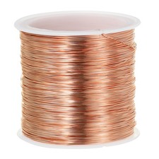 28 Gauge Jewelry Wire 328 Feet/100M Pure Copper Soft Metal Plant Stem Ties picture