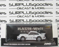 2026 INNO64 Diecast Con Madrid White Matt Matte PORSCHE 930 RWB #IN64-RWB930-DCM picture