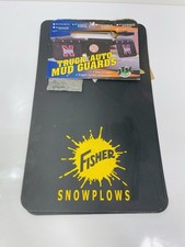 NOS Vintage Fisher Snow Plow Mud Flaps JTM Auto Mud Guards USA Made ☑️📋📸 picture