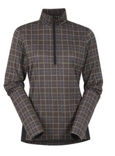 Nwt’s Kerrits Ice Fil Lite Long Sleeve Riding Shirt Black Plaid UV Equestrian XS picture