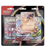 Pokemon TCG ME04 Chaos Rising 3 Pack Blister Charmeleon Sealed New  picture