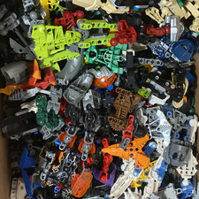 Lego 100 Random Bionicle Technic and / or Hero Factory Pieces Parts Bulk Genuine picture