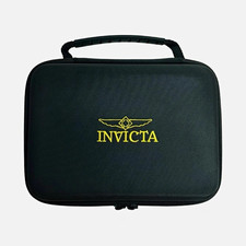 NWT Invicta 10 Slot Watch Travel Case Black Zippered Impact Hard Shell (IPM650) picture