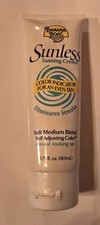 Vintage 1980s Banana Boat Sunless Tanning Creme Soft Medium Blend 4 oz open pack picture