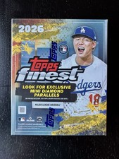 2026 TOPPS FINEST BASEBALL MEGA BOX MLB Brand New Factory Sealed picture