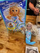Vintage 1991 Mattel Lil Miss Singing Mermaid Doll WORKS Original Box Instruction picture