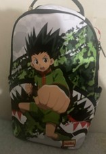 SPRAYGROUND HUNTER X HUNTER DLXR BACKPACK comes with tags and slightly used picture