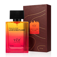 YCZ Love's Red Flame Eau de Parfum Men's Spray Cologne Spicy Woody Fruity New picture