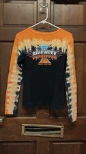 2005 Bike Week Myrtle Beach Long Sleeve Shirt Black & Orange Juniors Size XL picture