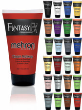 MEHRON FANTASY FFX WATER BASE_CREAM FACE BODY PAINT STAGE HALLOWEEN MAKEUP COLOR picture