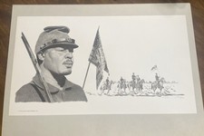 MINT Condition 1994 Western Art Buffalo Soldiers  Larry Bees Signed #32 of 50 picture