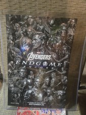 NEW Avengers Endgame Encore Embossed Foil Mini Poster Regal Opening Night MARVEL picture