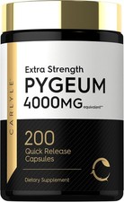 Pygeum Africanum Bark 4000 mg | 200 Capsules | High Potency Extract | Carlyle picture