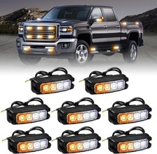 XRIDONSEN 8PCS Sync LED Strobe Lights Truck Grill Emergency Flash Warning Lights picture