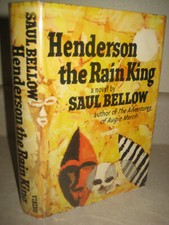 HENDERSON RAIN KING Saul Bellow FIRST EDITION 1959 Nobel Prize FIRST PRINTING picture