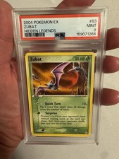 2004 Pokemon - Zubat Non Holo EX Hidden Legends 83/101 - PSA 9 MINT Nintendo picture