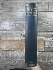 1925 Antique History Book “Correspondence of William Hickling Prescott” picture
