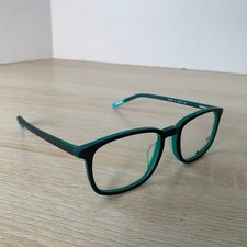 NWOT Nike 5542 017 Youth Eyeglasses Black Teal Nebula Frames Only 49-17-130 picture