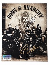 Sons of Anarchy Charlie Hunnam Ron Pearlman Signed Autographed 8x10 Photo w/ COA picture