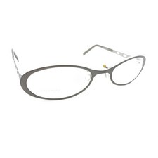 Scandinavian Eyewear NEW Artic 3299 3624 Pewter Oval Eyeglasses Frames 49-20 135 picture