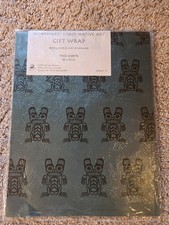 1997 Northwest Coast Native Art Gift Wrap George Hunt Jr Bear Two Sheets Sealed picture