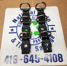 16-23 Chevy Express GMC Savana Cargo Van Chrome D Hooks Cargo Tie Down 3 Pair picture