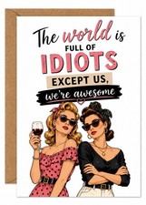 Best Friend Birthday Card Funny, Bestie Greeting Card for Women, BFF Gift picture