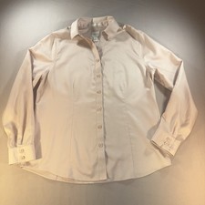 Chico's No Iron Easy Care Classic Blouse Sz O Us 4 Small picture
